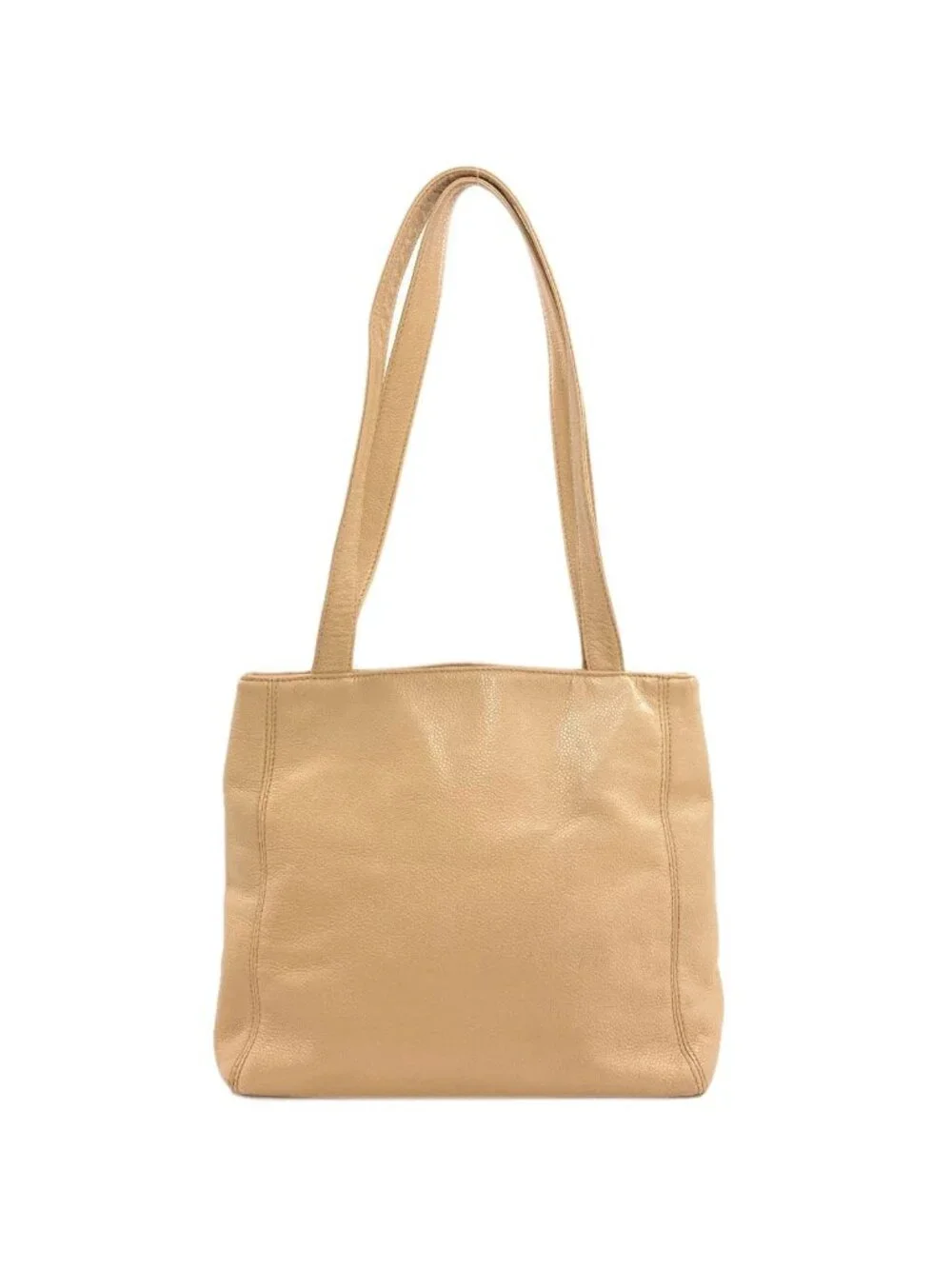 Chanel CC Logo Gold Handbag Grained Calfskin